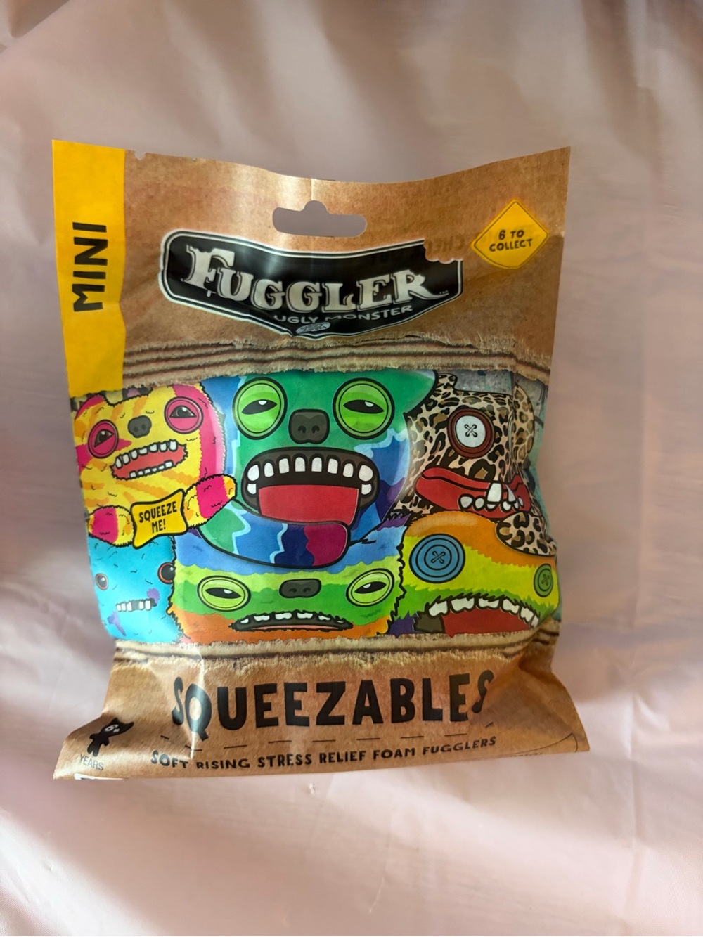 Fuggler Squeezables Stress Relief Foam Mini Fuggler - Blind Bag